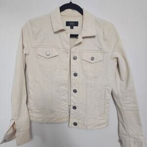 J.Crew Cream Denim Jacket